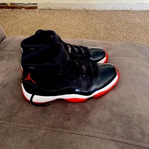 Black and red Jordan’s